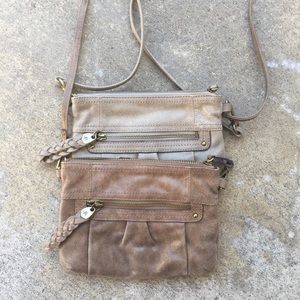 Lot of 2 B Makowsky Crossbody bags